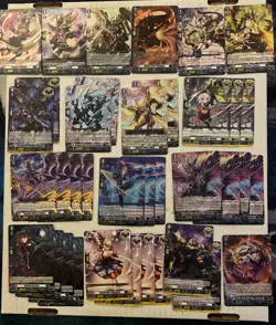 Cardfight Vanguard Dark States Card Lot (37 Of Them) - Image 1