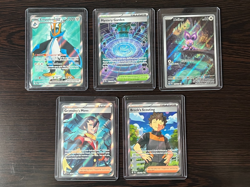 Pokemon TCG 5 Card Lot Empoleon EX FA Trainers Mystery Garden Noibat NM - Image 1