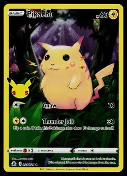 Pokemon Card - Pikachu Celebrations 005/025 Holo Rare - Image 1