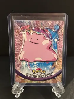DITTO #132 - NON-Holo - Blue Logo - SERIES 3 - TOPPS POKEMON CARD - NM - Image 1