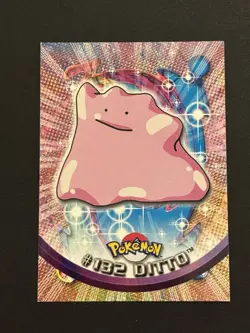 DITTO #132 - NON-Holo - Blue Logo - SERIES 3 - TOPPS POKEMON CARD - NM - Image 2