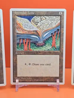 🟤🟤🟤 (4) 1995 Magic The Gathering JAYEMDAE TOME 4TH EDITION PLAYED 🟤🟤🟤 - Image 3