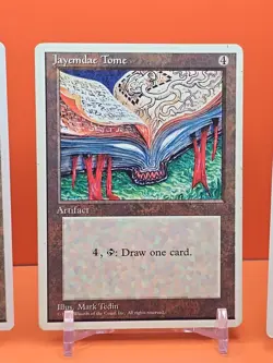 🟤🟤🟤 (4) 1995 Magic The Gathering JAYEMDAE TOME 4TH EDITION PLAYED 🟤🟤🟤 - Image 4