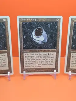 🟤🟤🟤 (3) 1994 Magic The Gathering ALADDINS RING 4TH EDITION PLAYED 🟤🟤🟤 - Image 3