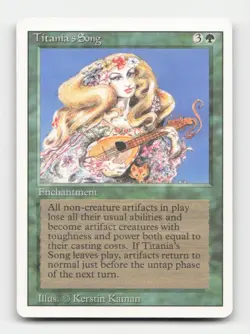 Titania's Song Revised Edition # Magic the Gathering Rare - Image 1