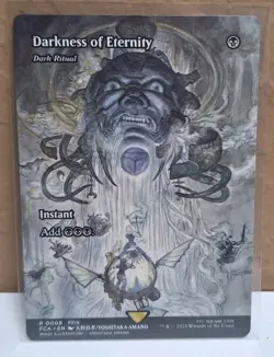 Magic the Gathering MtG Final Fantasy Darkness of Eternity 8 Regular Full Art - Image 1