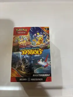 Pokemon TCG Scarlet And Violet Surging Sparks Booster Bundle With 6 Booster Pack - Image 1
