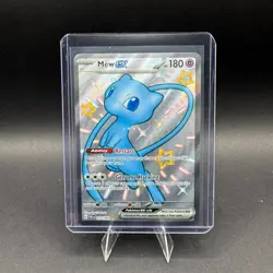 Mew EX Pokemon Paldean Fates 216/091 Shiny Ultra Rare Full Art Holo SV NM - Image 1