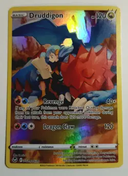 DRUDDIGON - TG09/TG30 - Pokemon TCG SWSH12: Silver Tempest Ultra Rare Trnr Ga NM - Image 1
