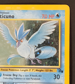 Articuno 2/62 Fossil Holo 1st Edition HP Pokemon TCG 1999 - Image 4