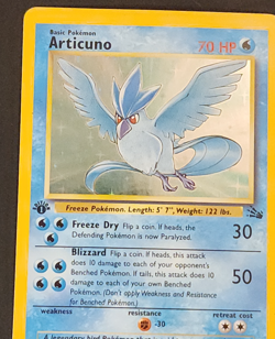 Articuno 2/62 Fossil Holo 1st Edition HP Pokemon TCG 1999 - Image 5