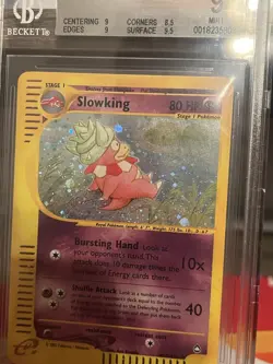 Pokemon TCG 2003 Aquapolis Slowking Holo H22/H32 BGS 9 MINT - Image 2