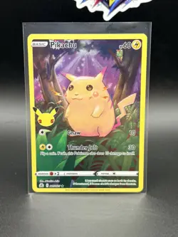 Pikachu 005/025 Holo Rare Celebrations Pokemon Holo Near Mint - Image 1