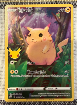 Pokemon TCG Celebrations PIKACHU 005/025 Full Art Holo - Image 1