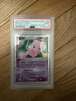 2021 POKEMON CELEBRATIONS CLASSIC COLLECTION #88 MEW EX-HOLO PSA 9 - Image 1