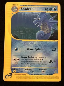 Seadra 58/147 | Uncommon | MP English | Pokemon Aquapolis | Pokemon TCG - Image 1