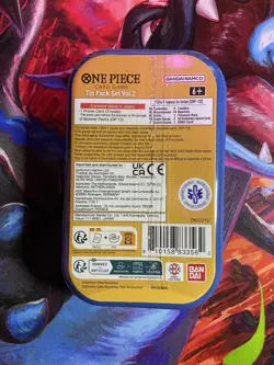 One Piece TCG Lot of (2), Mini Tin Vol. 2, OP-13 Sealed - (1) Ace & (1) Sabo! - Image 3