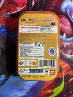 One Piece TCG Lot of (2), Mini Tin Vol. 2, OP-13 Sealed - (1) Ace & (1) Sabo! - Image 5