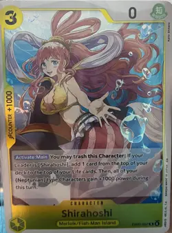 Shirahoshi EB03-052 x4 PLAYSET Extra Booster: One Piece Heroines Edition Foil - Image 1