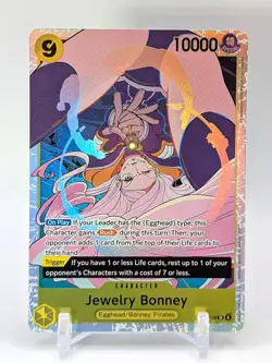 Jewelry Bonney OP13-108 SR ONE PIECE Tcg Card Game NM Yellow - Image 1