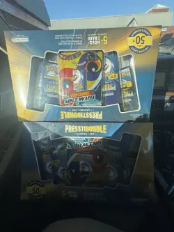 Pokemon Pressti Bundle Sealed Brand New Ultra Rare. 50+ Cards. - Image 2
