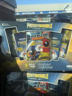 Pokemon Pressti Bundle Sealed Brand New Ultra Rare. 50+ Cards. - Image 3
