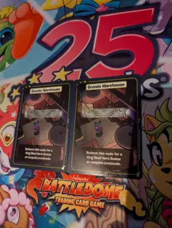 Neopets Battledome Trading Card Game Grundo Warehouse Promo Card King Skarl - Image 1