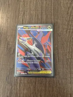 Pokemon TCG Mega Latias EX Full Art Ultra Rare Card 163/132 Mega Evolution - Image 1