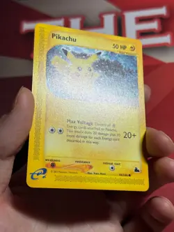 PIKACHU 84/144 Skyridge non-holo E-Series / E-Reader Pokemon TCG card NM+ CLEAN! - Image 2