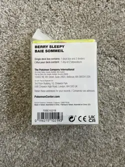 Yamper Morpeko Pikachu Berry Sleepy Pokemon Center Cards Deck Box NEW Boxes 2024 - Image 3