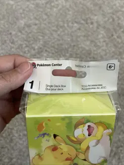 Yamper Morpeko Pikachu Berry Sleepy Pokemon Center Cards Deck Box NEW Boxes 2024 - Image 5