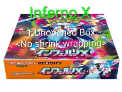 Pokemon Card Inferno X Japanese Unopened Box No shrink wrapping - Image 1