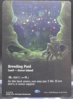 Breeding Pool #373 Edge of Eternities Borderless Galaxy Foil Rare - Image 1