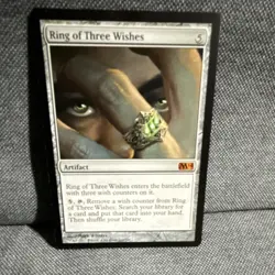 MTG - Ring of Three Wishes Artifact M14 Regular English, Mint Condition - Image 1