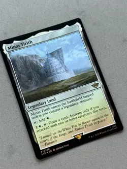 Minas Tirith #256 FOIL - Land - Lord of the Rings LTR Magic MTG - NM / Unplayed - Image 3