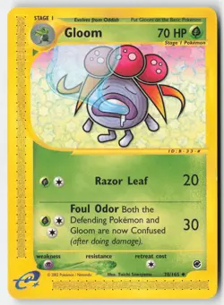 Pokemon - Gloom #078/165 - Expedition Uncommon - Image 1