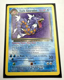 Dark Gyarados 25/82 Team Rocket Regular NON HOLO Pokemon card TCG - Image 2