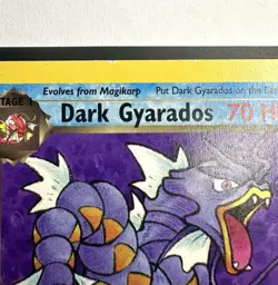 Dark Gyarados 25/82 Team Rocket Regular NON HOLO Pokemon card TCG - Image 3