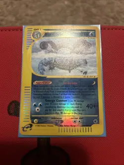 Pokemon TCG Blastoise Expedition Base Set 37/165 Reverse Holo Rare eReader - Image 3