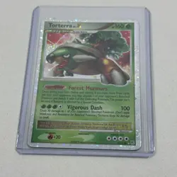 Pokemon TCG Torterra LV.X 122/130 Diamond & Pearl Holo Ultra Rare 2007 English - Image 1