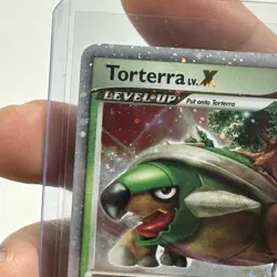 Pokemon TCG Torterra LV.X 122/130 Diamond & Pearl Holo Ultra Rare 2007 English - Image 2