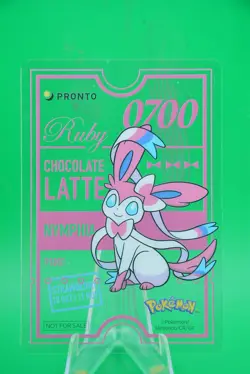 Nymphia Pokemon × PRONTO CAFE PROMO Clear Card Japan 2025 - Image 1