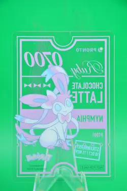 Nymphia Pokemon × PRONTO CAFE PROMO Clear Card Japan 2025 - Image 2