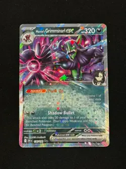 Pokemon Marnie's Grimmsnarl ex 136/182 Sv10: Destined Rivals Holo - Image 1