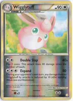 Pokemon - Wigglytuff #56/123 - HeartGold SoulSilver Reverse Holo - Image 1