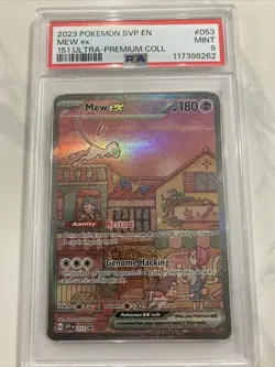 2023 Pokemon 151 Ultra-Premium Collection Mew EX #053 PSA 9 - Image 1