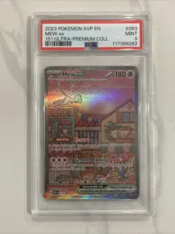 2023 Pokemon 151 Ultra-Premium Collection Mew EX #053 PSA 9 - Image 2