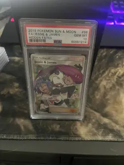 Pokemon TCG Jessie & James Trainer Full Art Ultra Rare PSA 10 - Image 1