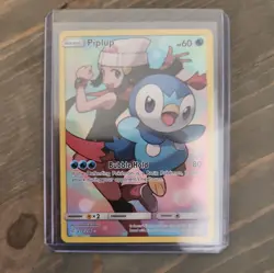 Piplup (Secret) 239/236 Sun & Moon - Cosmic Eclipse Holo Secret Rare Pokemon TCG - Image 1