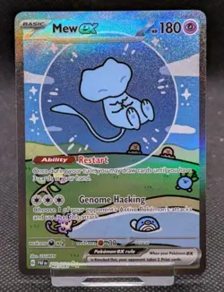 POKEMON SV PALDEAN FATES #232/091 MEW EX HOLO ILLUSTRATION RARE ENGLISH - Image 1